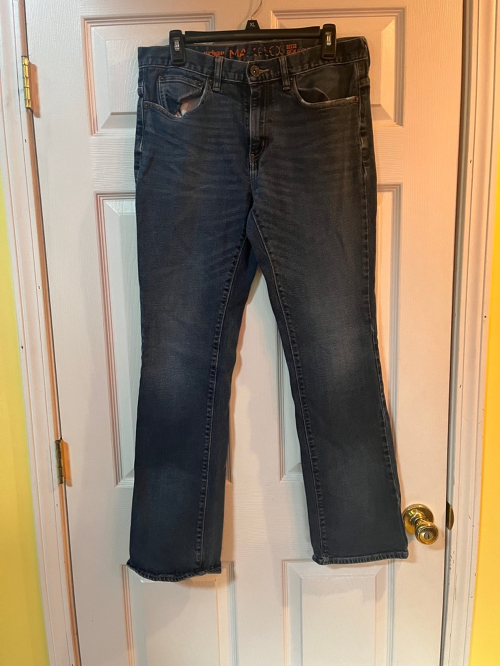 urban pipeline Men's Dark Blue Bootcut Jeans
